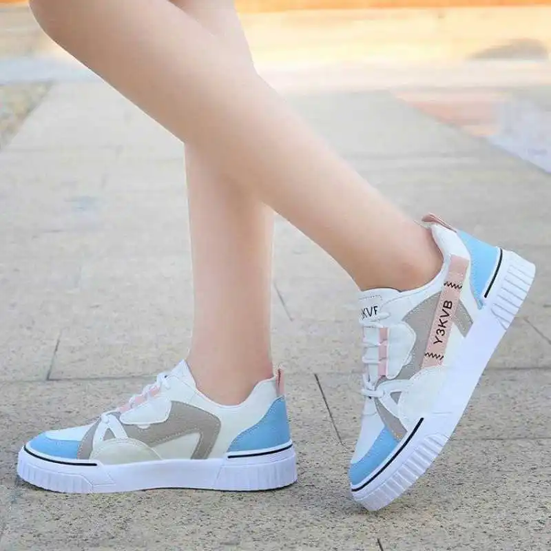 

White Shoes Women's Shoes 2021 New Thick-soled Daddy Outdoor Sports Casual Shoes