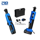 12 В перезаряжаемый Трещоточный ключ, литиевая батарея, 90 градусов, электрический ключ, портативный Быстрый ключ для зарядки, сценическая ферменная конструкция от PROSTORMER Заказы в России могут быть отправлены быстр