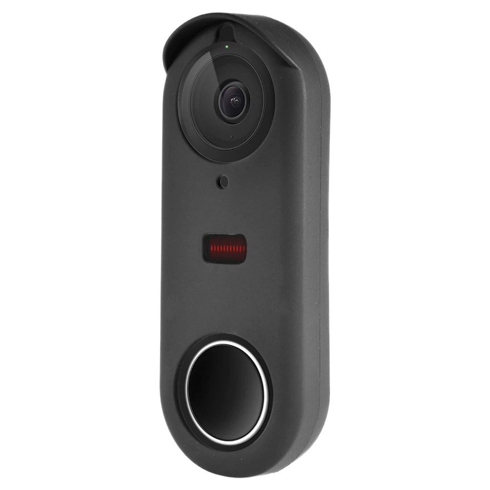 

Silicone Protective Case For Nest Video Doorbell Weather Resistant Night Vision Leather Cover Security Alarm Type Equipment