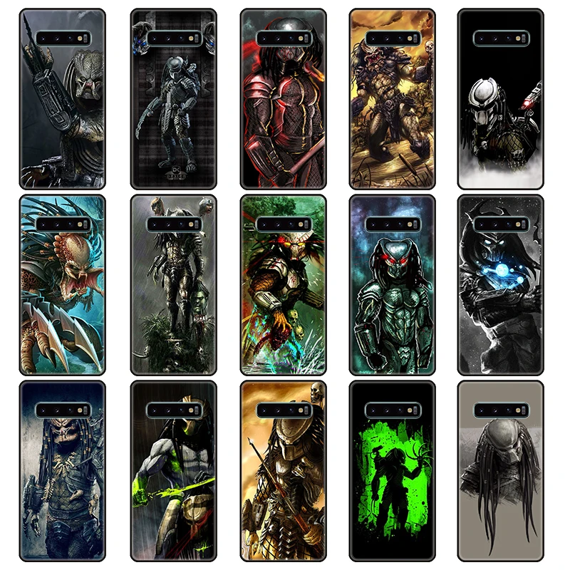 Мягкий черный чехол для телефона Depredador Alien Samsung Note 9 10 10Pro 10Lite J7 Prime 2018 Pro A10 A30 S9 S10 A70 A80