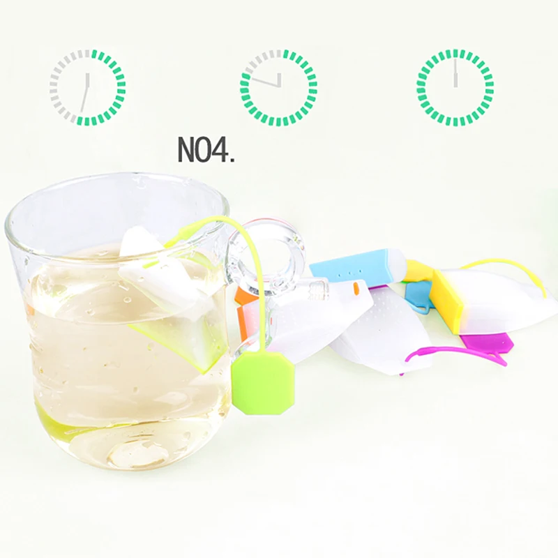 

Tea Strainers & Tea Infusers Food Grade Silicone Tea Strainer Bags Coffee Loose Tea Leaves Infusers 1PCS