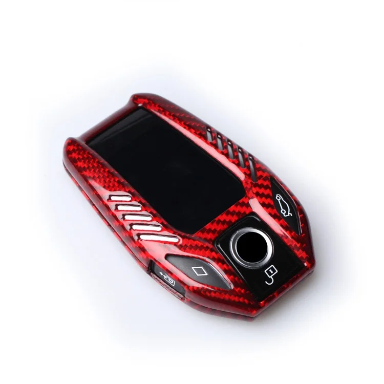 Углеродное волокно автомобиль дистанционного ключа чехол оболочка для ключей BMW