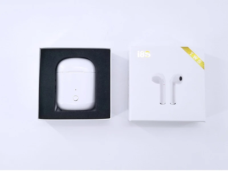 I8S TWS беспроводные Bluetooth наушники, портативные мини наушники с зарядным устройством, уличные спортивные гарнитуры, обновление i7s