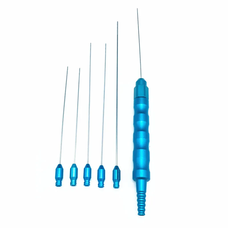 

Tumescent infiltration cannula Water injection needle Liposuction cannula set 7pcs/set care tool