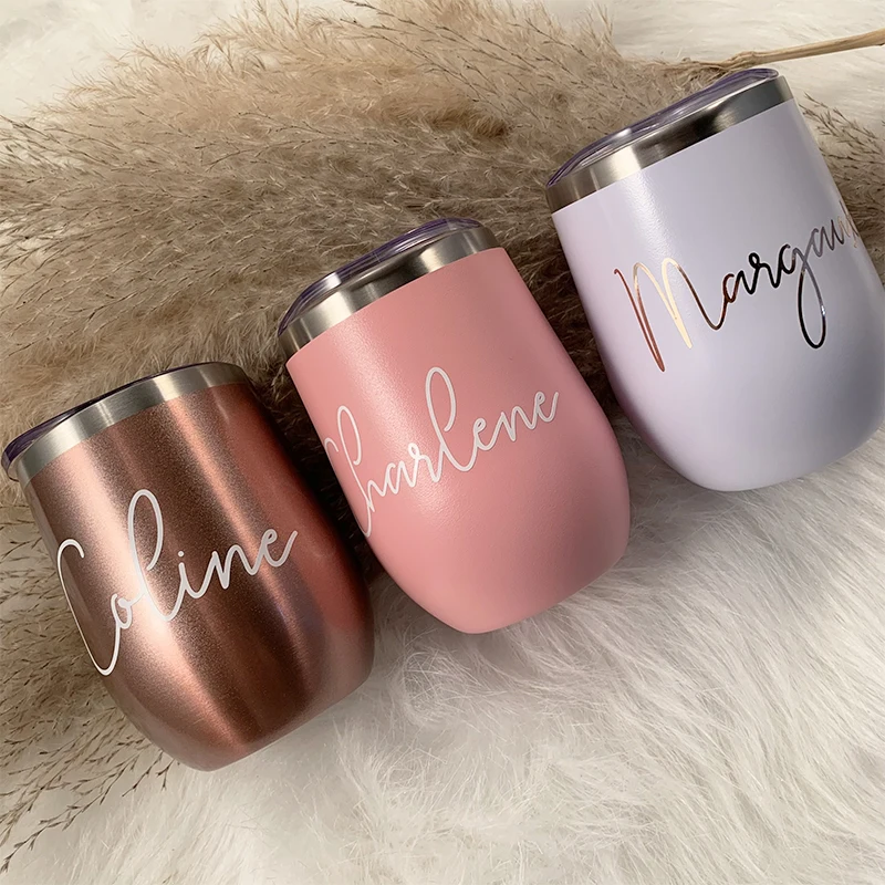

Custom Cup,Personalized Bridesmaid Proposal Gifts,Bachelorette Party Gifts,Stainless Steel Wine Tumbler,Bridesmaid Gift