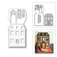 new 3d winter house villa building 2020 metal cutting dies for diy scrapbooking and card making decor embossing craft no stamps