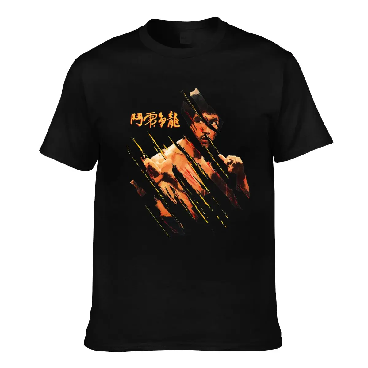 

Bruce Lee Enter The Dragon Movie T Shirt Kung Fu Chinese Short Sleeve Cute T-Shirt Graphic 100 Cotton Tshirt Men