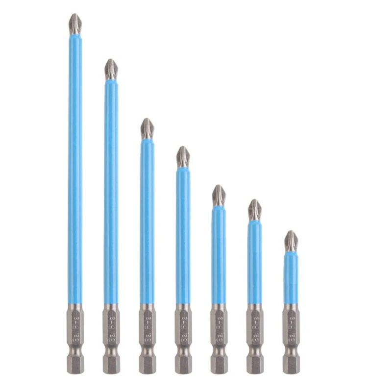 

6 шт., Синяя Магнитная отвертка, 50/65/70/90/100/127/150 мм