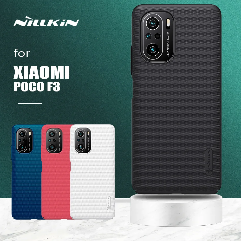 Чехол Nillkin для Xiaomi Poco F3, Ультратонкий матовый жесткий защитный чехол из поликарбоната для Xiaomi Poco F3