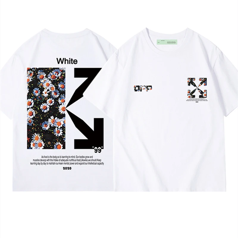 

2021 new summer lovers wear cotton short-sleeved t-shirt loose clothing fashion semi-sleeved fashion brand t-shirt men