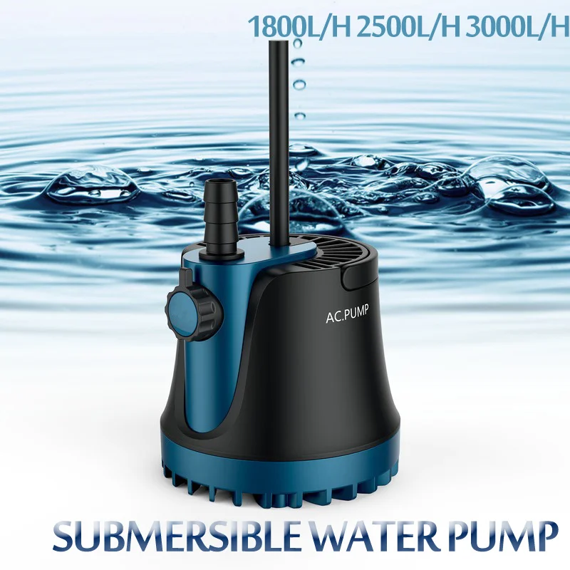 

25/35/60W New Home Submersible Water Pump Submersible Waterfall Silent Fountain Pump For Aquarium Fish Tank Garden Fountain 220V