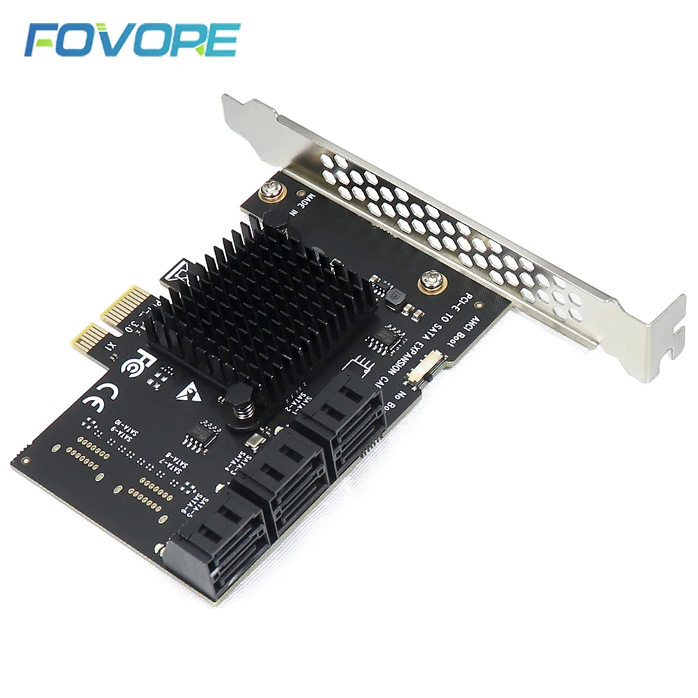 PCIe к 6 портам SATA адаптер 3 III 0 Гбит/с PCI Express x1 контроллер PCI-e SATA3 карта расширения для