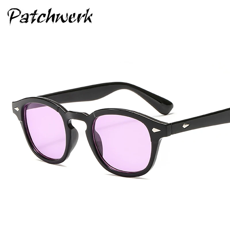 Fashion Johnny Depp Lemtosh Style Sunglasses Vintage Round Tint Ocean Lens Brand Design Sun Glasses | Аксессуары для одежды