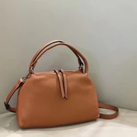 new elegant soft togo leather tote bag 100 natural leather womens handbag luxury designer ladies shoulder bag simple