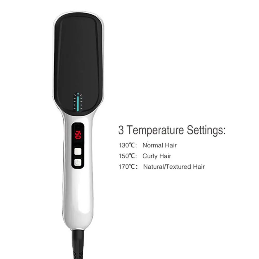 Многофункциональный мужской быстрый выпрямитель для бороды расческа волос