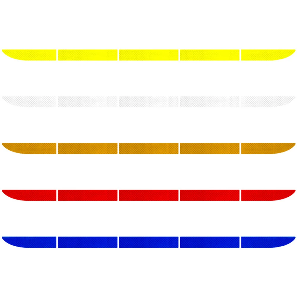 

90*3.5cm Car Truck Bumper Reflective Stickers Film Tape Auto Safety Warning Night Decal Strip Epoxy Sticker