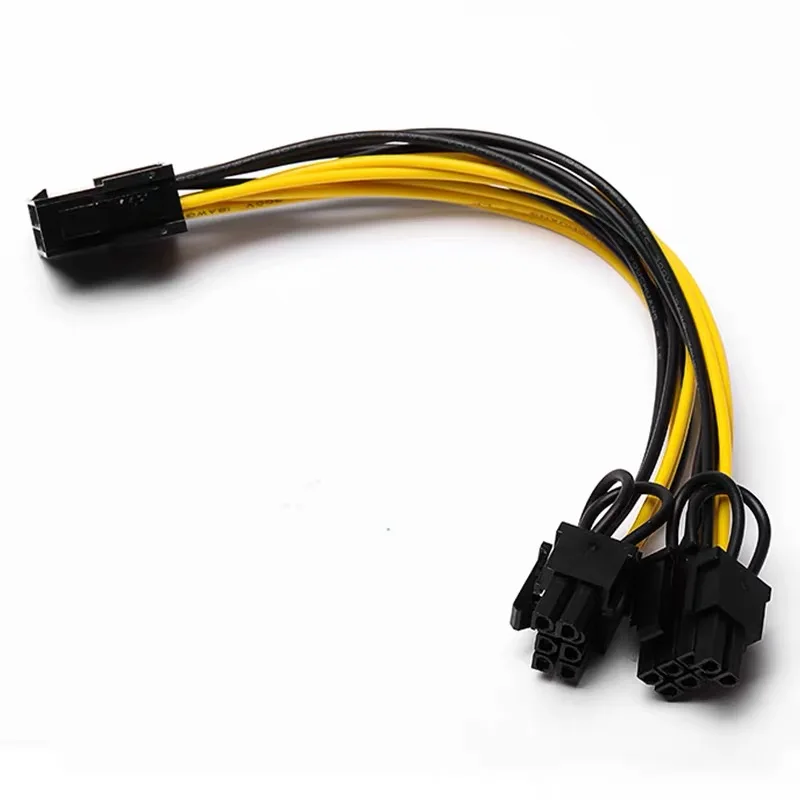 Кабель питания для процессора pci e/pci e 18AWG 20 см|Компьютерные кабели и разъемы| |