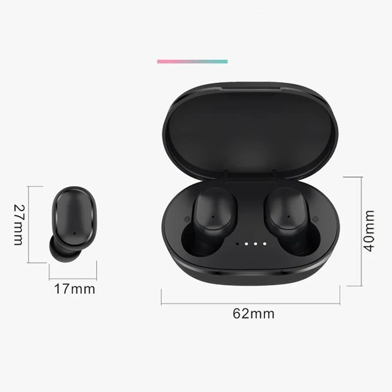 TWS A6S беспроводные наушники Bluetooth совместимые Стереонаушники Спортивные мини с