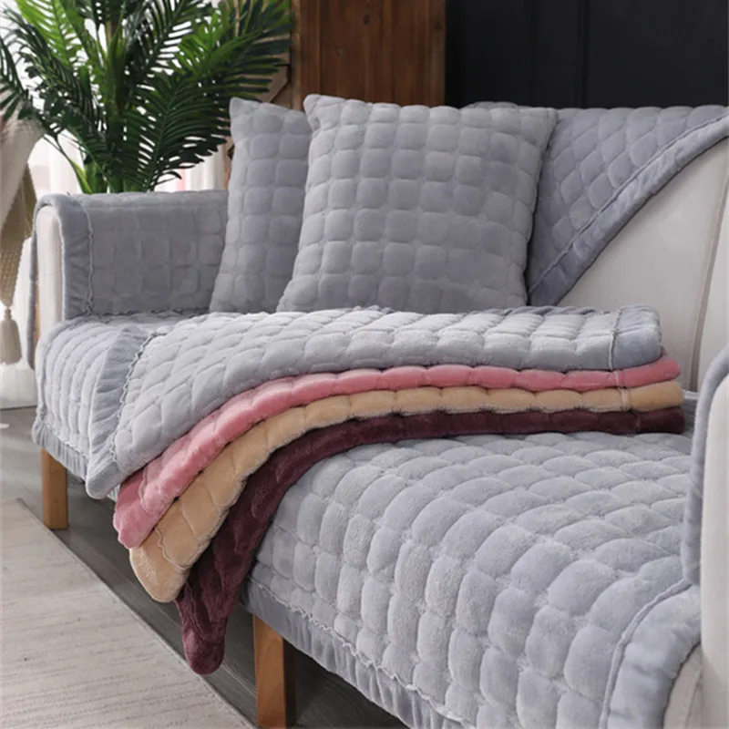Плюшевая подушка для дивана зимняя фланелевая ткань гостиной скандинавский