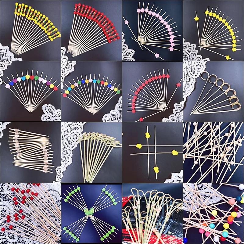 Одноразовые Бамбуковые Зубочистки ручной работы 100 шт. | Дом и сад