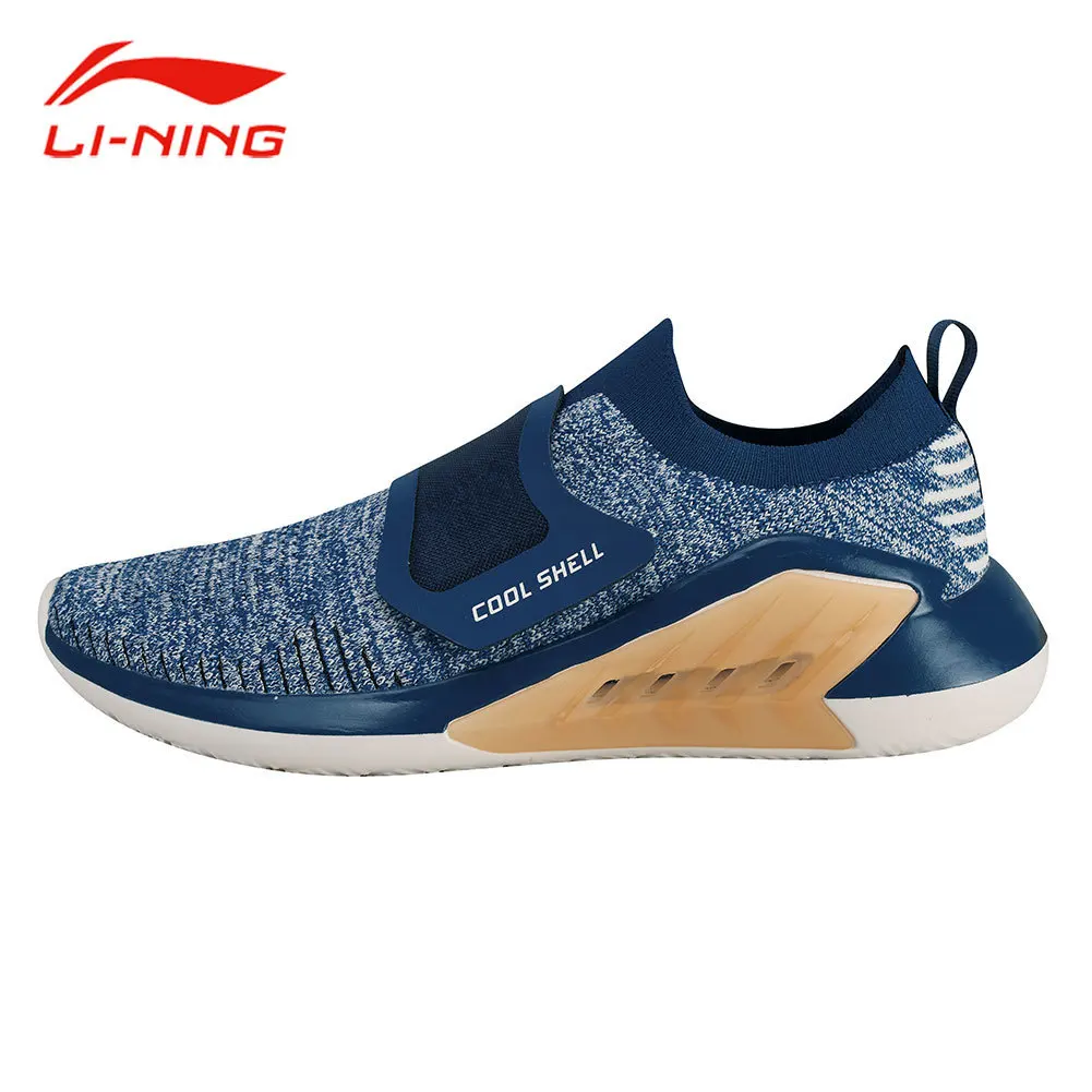 AGLN025 Blue 5H Li-Ning/Новинка; стильные мужские кроссовки для прогулок; кроссовки с подкладом; летняя дышащая Спортивная обувь из текстиля; AGLN025 - Цвет: AGLN025 Blue 5H