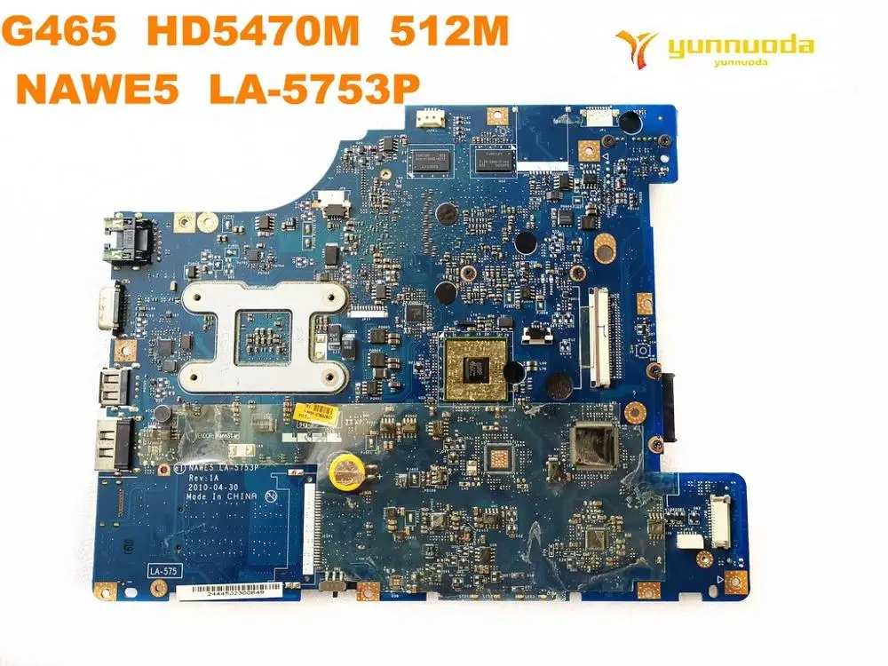 Оригинальный Для Lenovo G465 Материнская плата ноутбука HD5470M 512 М NAWE5 LA-5753P испытанное