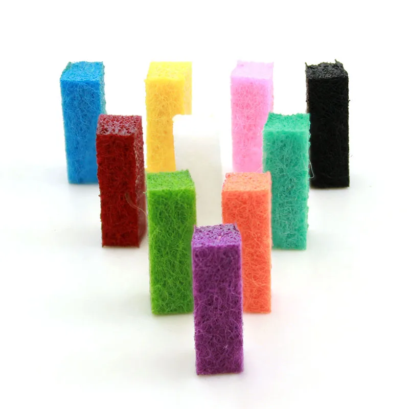 20 шт./лот цветные прямоугольные подушечки для ароматерапии подходят эфирных