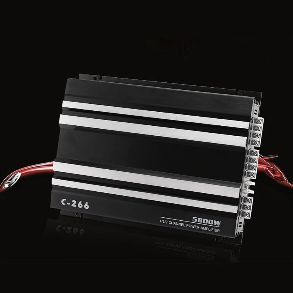 Мощность усилитель транспортных средствах высокого 5800W 4-канальный установка