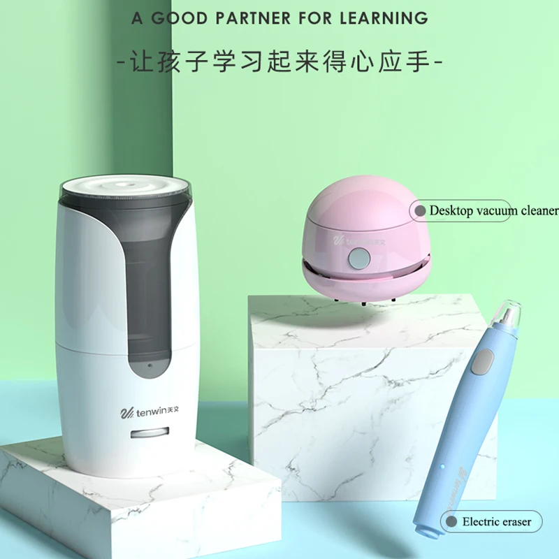 

Tenwin automatic electric auto pencil sharpener heavy duty usb Adjustable for Kids Artists School Supplies Stationery