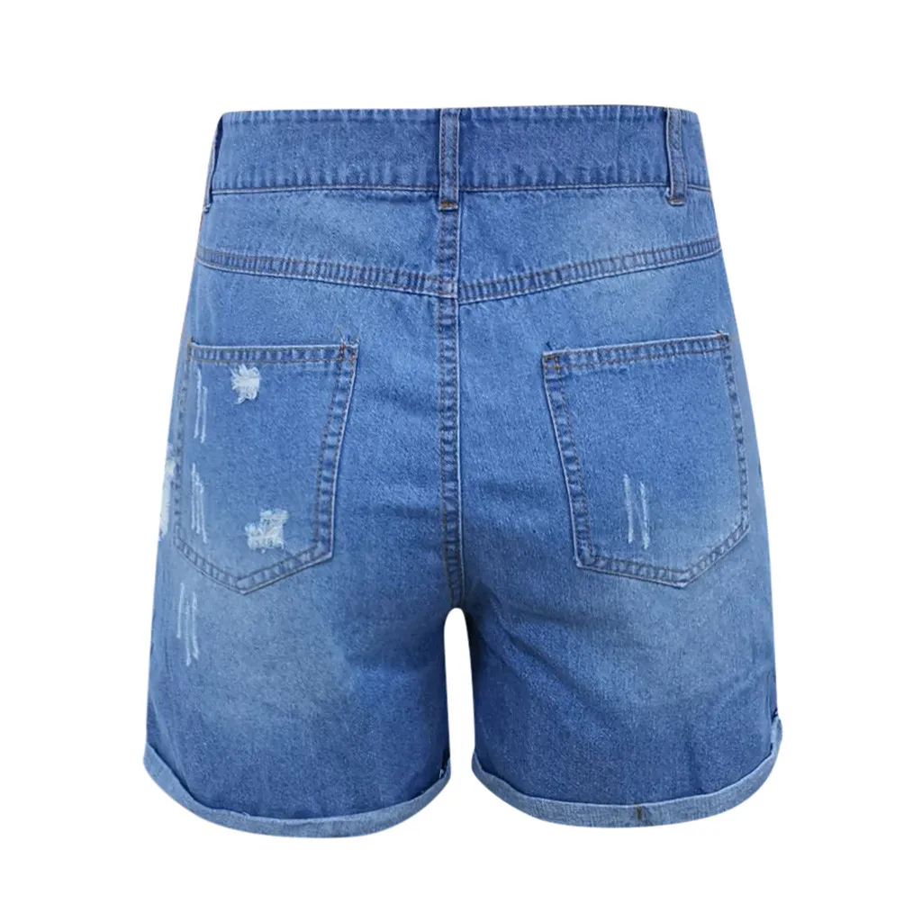 

Summer Women Fashion Sexy Denim Shorts 2021 Vintage High Waist Sexy Ripped Tassel Casual Hot Short Jeans Femme Slim Streetwear