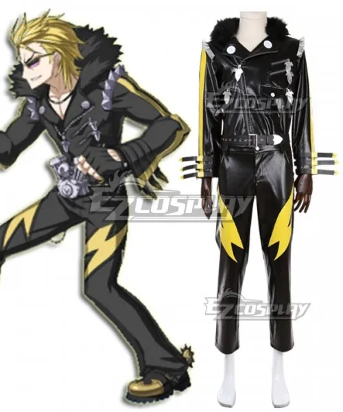 

Fate Grand Order Sakata Kintoki Rider Halloween Adult Uniform Full Set Black Party Suit Festival Outfit Cosplay Costume E001