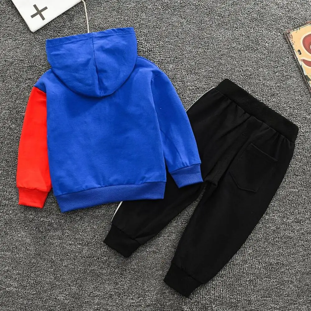 Модный детский спортивный костюм для мальчиков уличная одежда От 0 до 5 лет