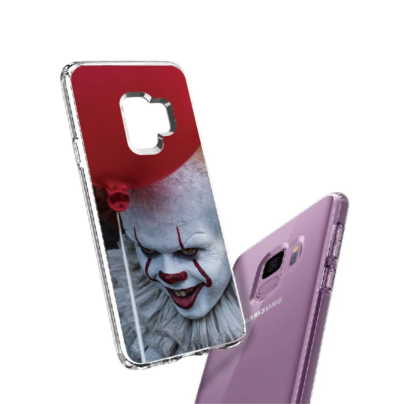 Мягкий кристально тонкий прозрачный защитный чехол Pennywise для Samsung Galaxy Note 8 9 10 A7 A8 S8