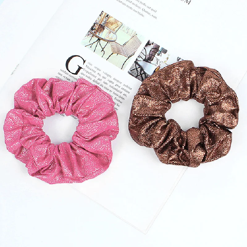 Женская Блестящая резинка для волос разноцветная эластичная блестящая прически