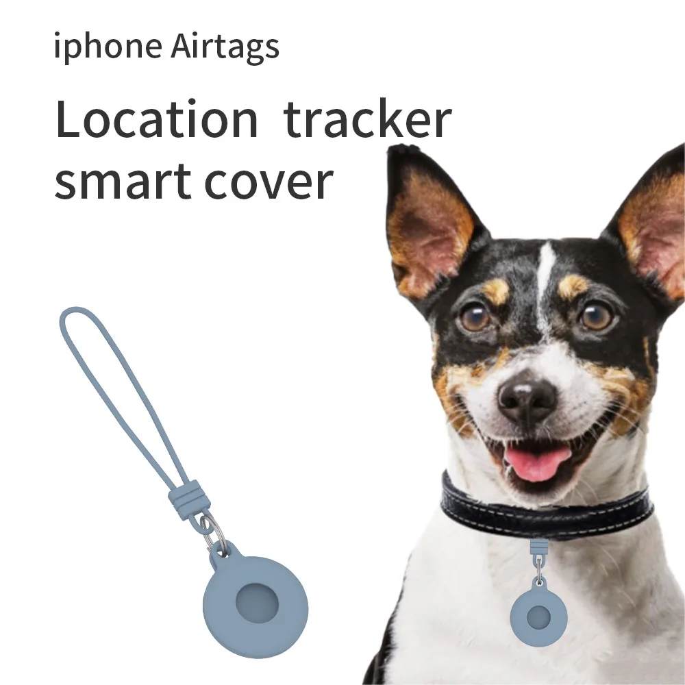

for Apple AirtagsLocation Tracker Liquid Cover Silicone Case With Buckle for AirTags Tracker Protector Sleeve luxury Cute Cases