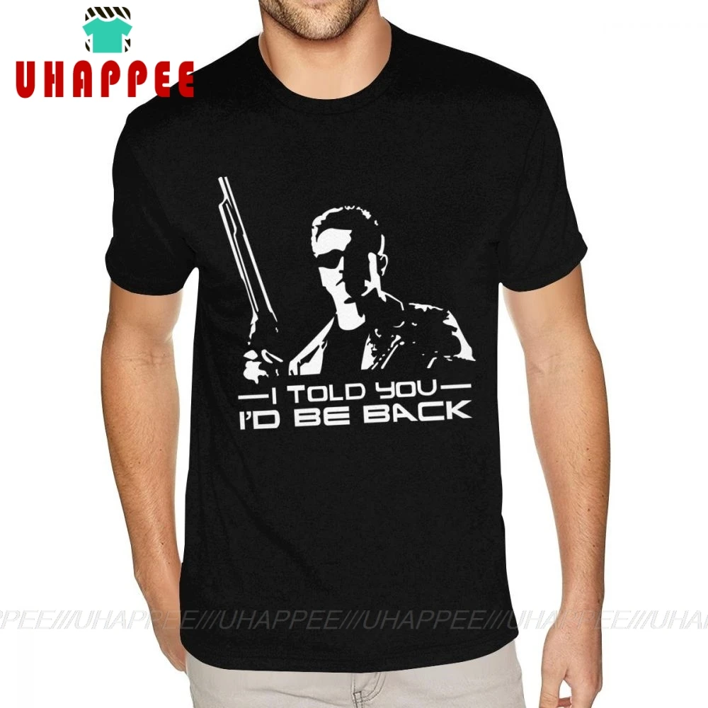 Funny Terminator Genisys Tee Arnold fyegger Sci Fi Movie Tee shirt per uomo maniche corte Ultra Cotton Black Crew T shirt