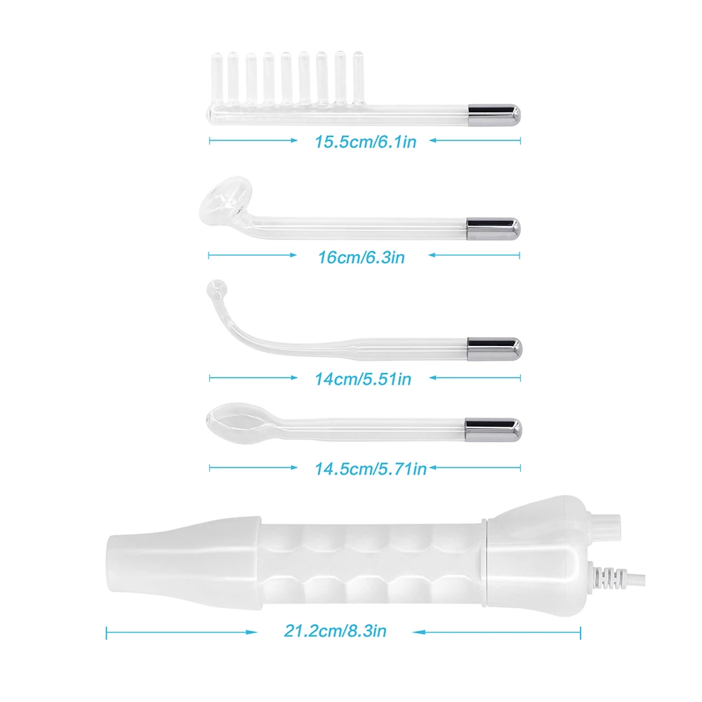 Portable Handheld High Frequency Skin Therapy Wand Machine Hair &amp Scalp Stimulator | Красота и здоровье