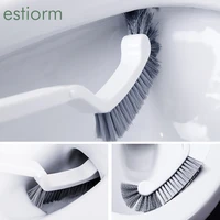 long handle toilet brush hard bristle bathroom toilet cleaning brush toilet bowl cleaner brush sanitary wc brush with holder