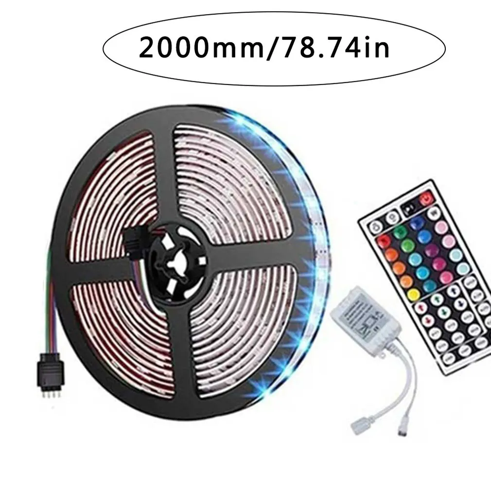 

2/3/4/5/10m RGB Colorful Led Light With 44-Key Infrared Remote Control With EU/US Power Supply Interior Lighting Decoration