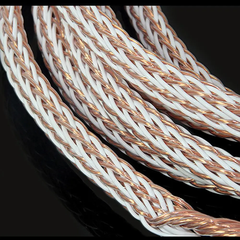 Альдон пара HIFI 7N однокристальная медная сигнальная линия Банановый штекер