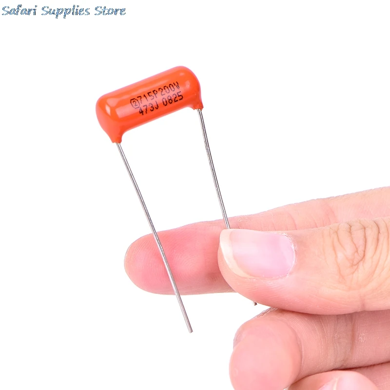 

1pc 200V Sprague Red Drop Guitar Bass Tone Capacitors 0.047uf Film Foil