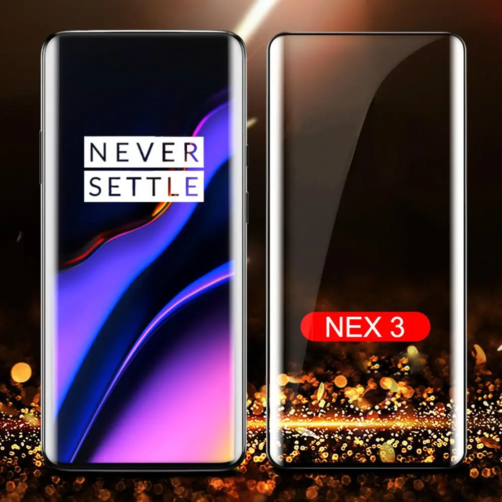 Auroras Screen Protector For vivo NEX3 2pcs Glass Film 3D Full Tempered Curved nex 3 | Мобильные телефоны и аксессуары