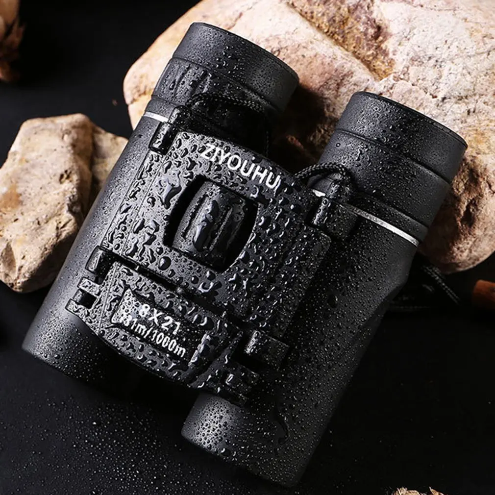 

2021 новый мощный HD бинокль 8x21 светильник достопримечательность Складной телескоп Охота Спорт на открытом воздухе Кемпинг путешествия