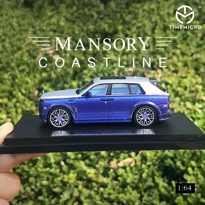 

1:64 кастинговая модель автомобиля, синяя Серебристая линия, каллинан, фантомные миниатюрные машинки, бразильские игрушки, время микро