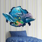 3D настенная Стикеры, DIY виниловая самоклеящаяся съемные настенные наклейки с росписью Стикеры s обои Водонепроницаемый настенная для межкомнатных дверей дома