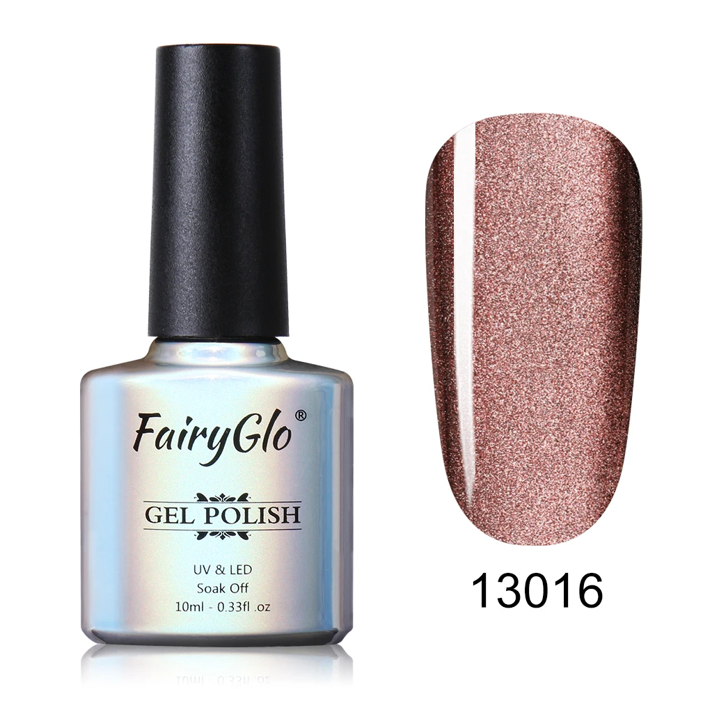 13016 FairyGlo 10ml 5D Wide Line Cat Eye UV Gel Polish Chameleon Cat's Eyes Nail Gel Polish Magentic Nail Gel Varnish Enamel Lacquer - Цвет: 13016
