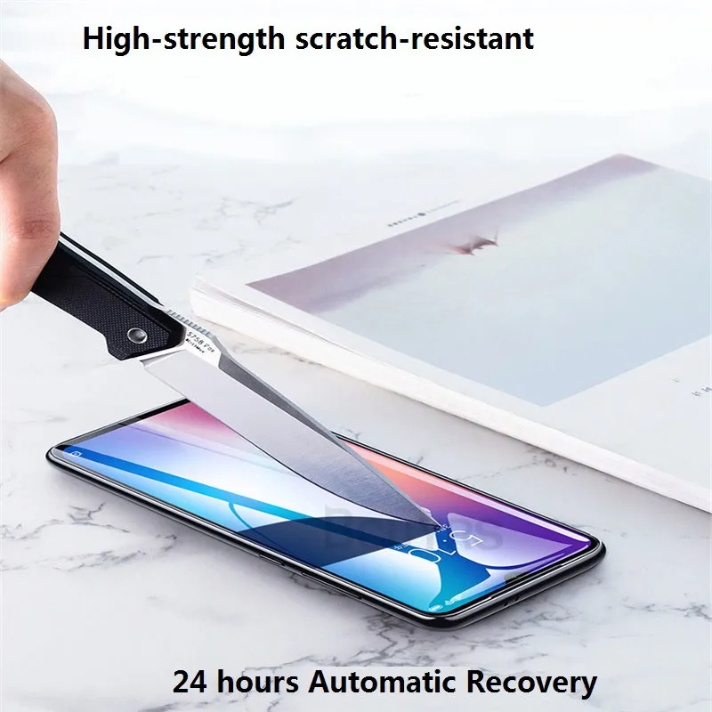 500D Защита экрана для Xiaomi Redmi Note 8 7 6 Pro 8T 7A 8A Гидрогелевая пленка для Redmi 7 7A 8 6 K20 Pro Полное покрытие стеклянная пленка