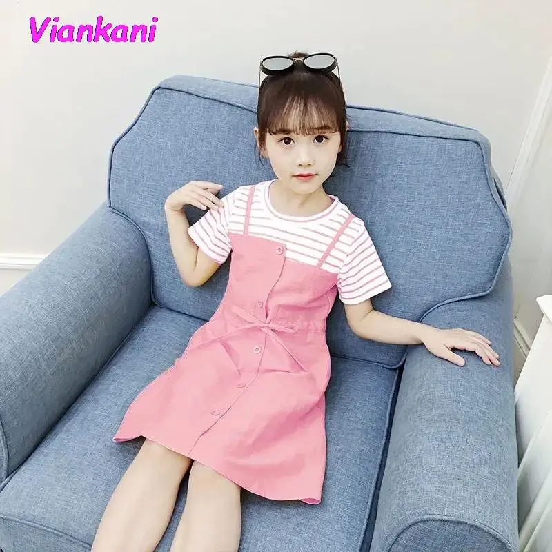 

Платья для девочек 2021, летнее платье для девочек, платье для маленьких девочек с цветочным дизайном, Детские платья для девочек, повседневна...