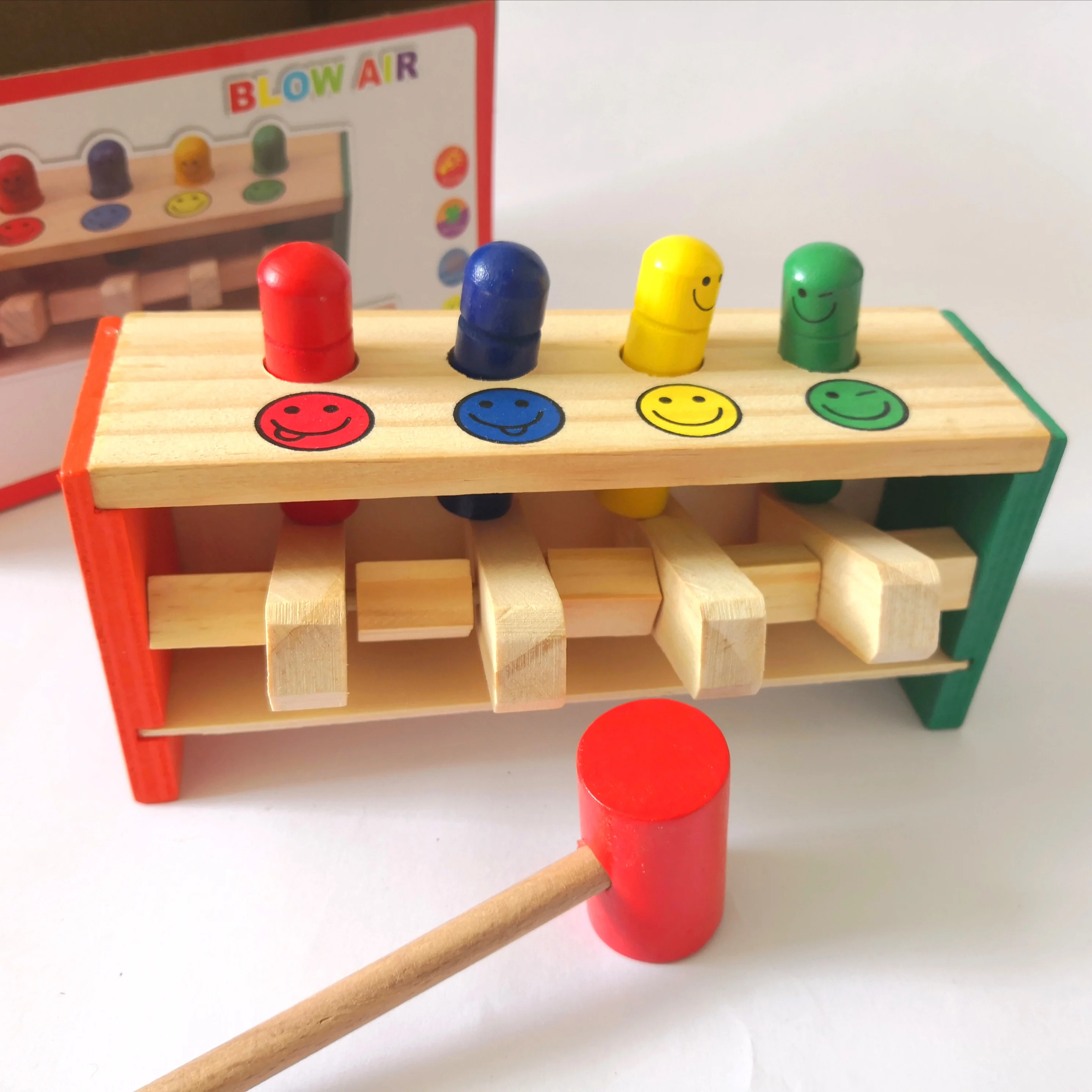 Выдуваемом воздухе боевой Летающий Деревянные Игрушки для раннего обучения стол