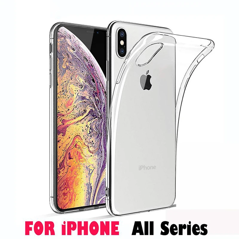 Роскошный прозрачный чехол для телефона iPhone XR X XS MAX 8 7 6 6s Plus 5S SE оригинальные